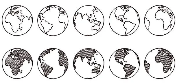 The planet Earth seen from space